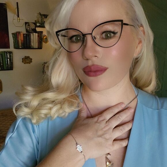 Vintage Opal Hamsa Hand on Sterling Silver bracelet - Picture 3 of 10